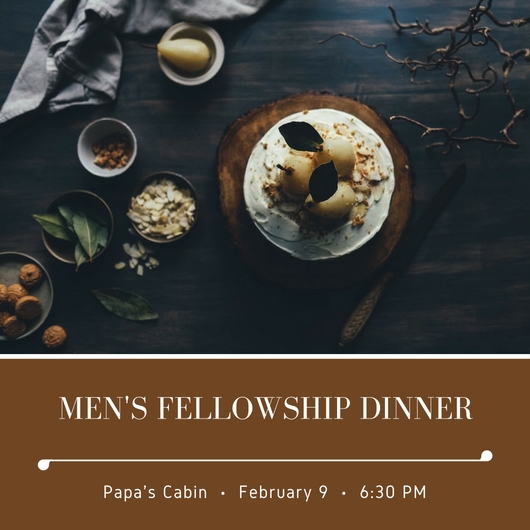 Men's Fellowship Dinner