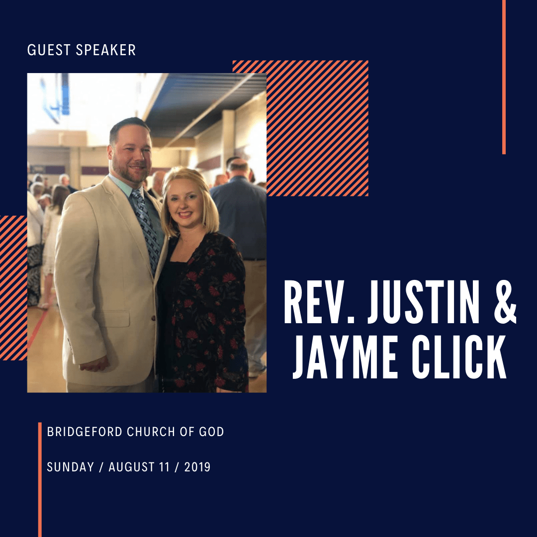 Guest Speaker - Justin & Jayme Click